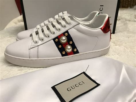 tenis gucci perlas